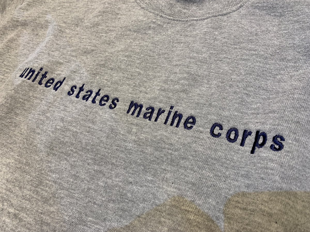 outsidekawasaki's tweet photo. USED SOFFE
刺繍 Trainer
-USMC-
Made In USA 🇺🇸

Size M
M〜Lぐらい
Price ¥6930 Taxin

#アウトサイド川崎 #川崎 #古着 #川崎古着 #神奈川古着 #川崎古着マップ #川崎アメカジ #soffe #ソフィー #刺繍 #ミリタリースウェット #古着スウェット #usmc #マリンコープ #madeinusa #アメリカ製 #アメカジ https://t.co/B5C9nLOby2