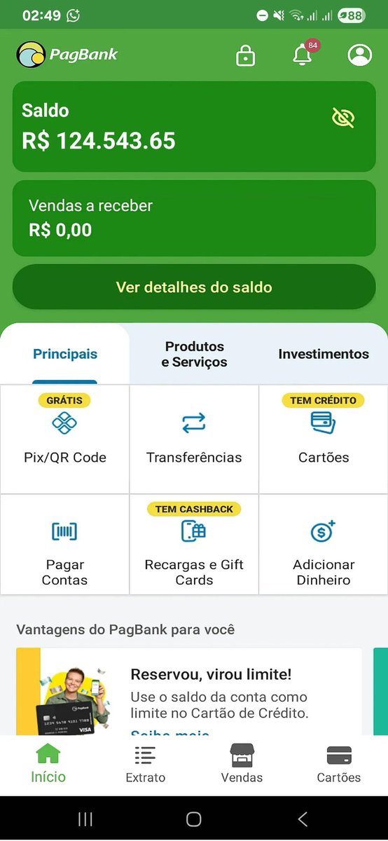 ✅️VIRADAS DE SALDO ON✅️w.app/7mp2o9