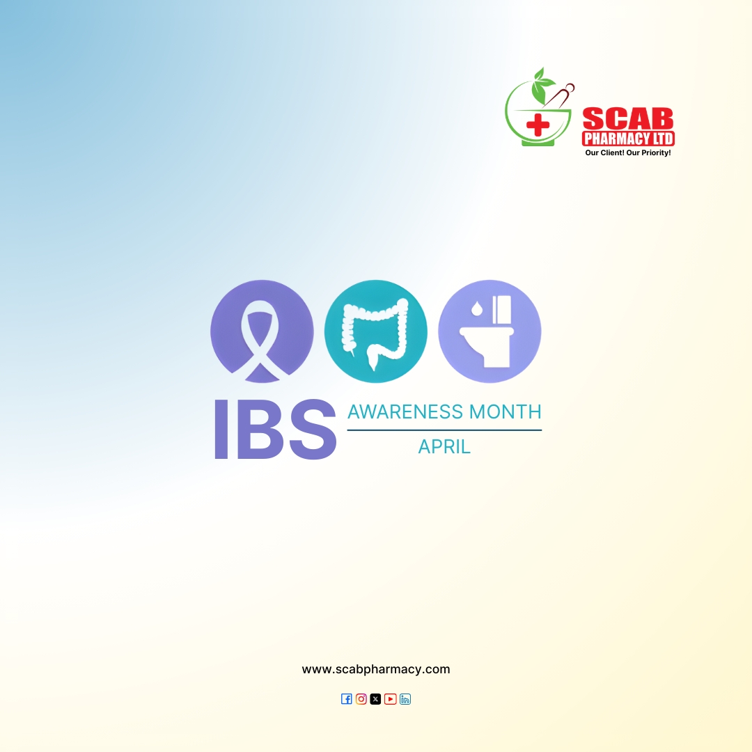 scabpharmacy's tweet photo. April is IBS Awareness Month — IBS is more than a stomachache; it affects mental health and quality of life.
Early diagnosis and lifestyle changes can help manage symptoms and improve well-being.
#IBSAwarenessMonth #YouandIBS #IBS #DigestiveHealth #GutHealth #SCABPharmacy https://t.co/4Gb9ueGsfI