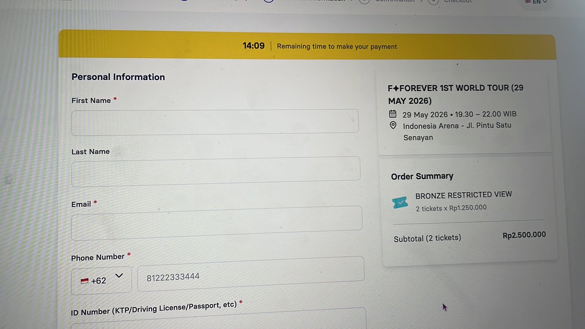 Jastip Tiket Konser tweet media