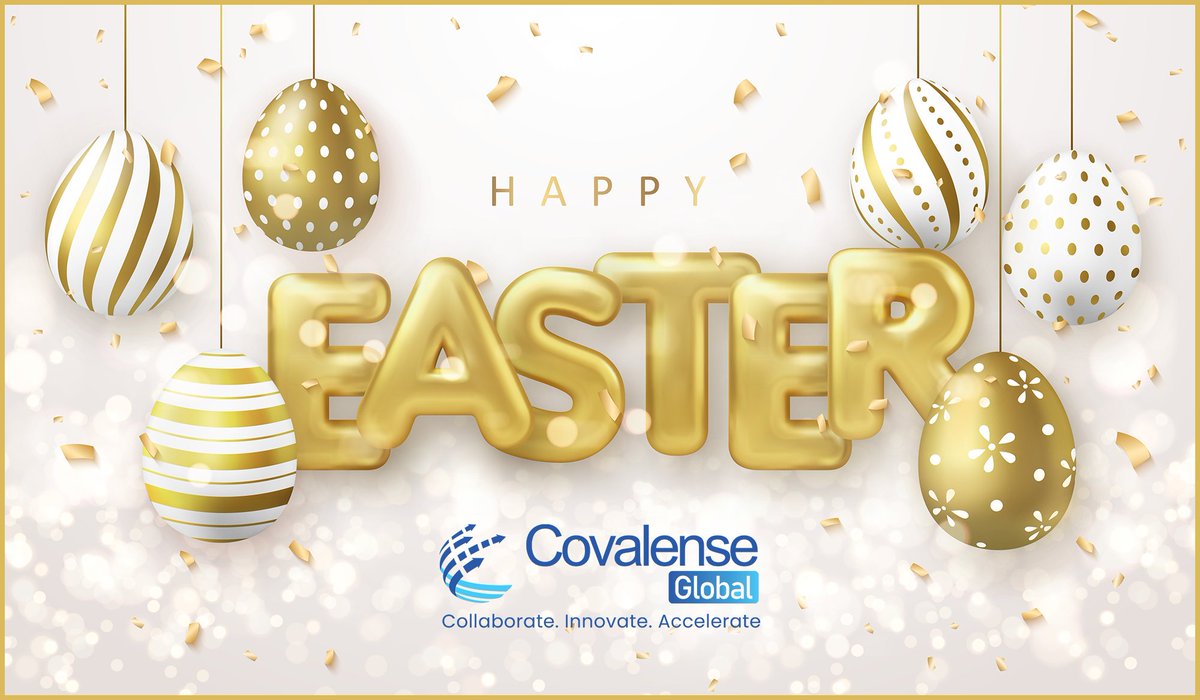 CovalenseGlobal's tweet photo. Happy Easter to all our valued customers, partners, and all our global teams celebrating!

Wishing you a joyful Easter filled with happiness, peace, and togetherness!

#CovalenseGlobal #HappyEaster #EasterGreetings #Joy https://t.co/BTonFXcC7M