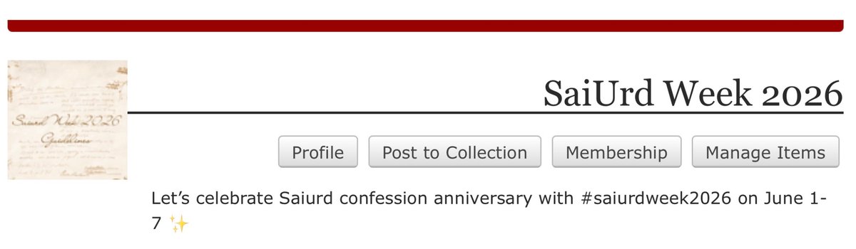 saiurdweek's tweet photo. One more month until #saiurdweek2026 !

Here’s the AO3 collection if you plan to submit fanfics for this event ✍️

https://t.co/8GClkKkI27 https://t.co/FHTOvUd178
