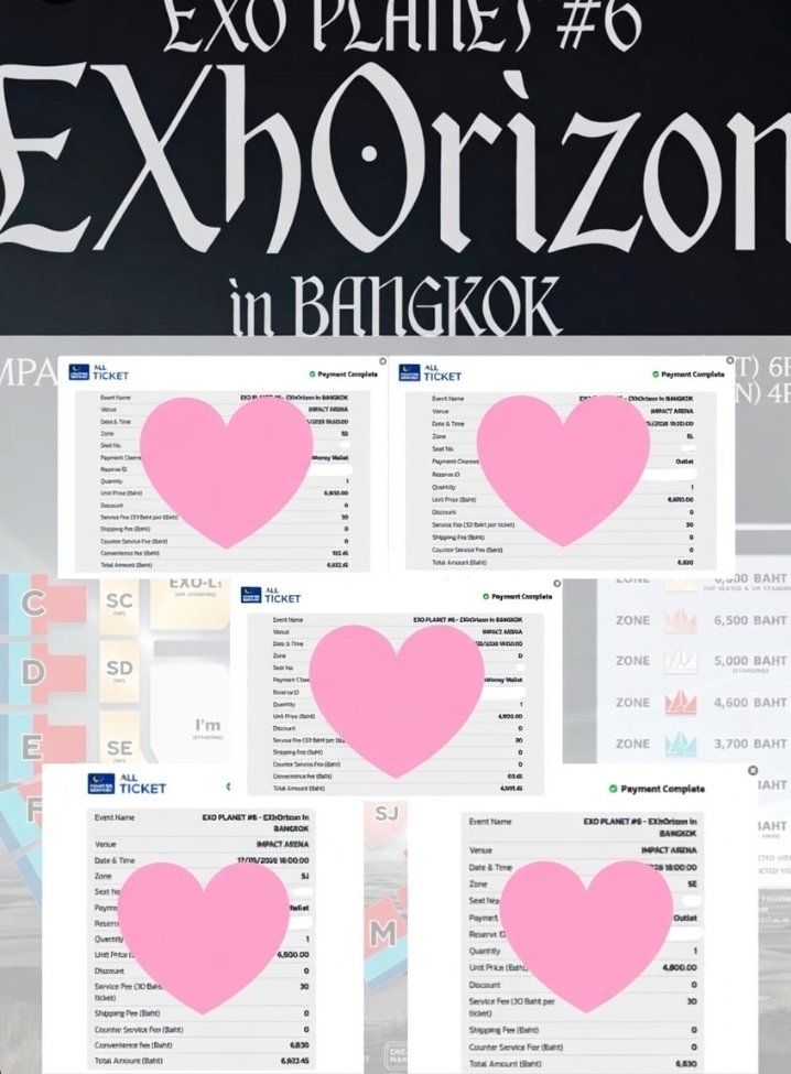 Freshmuriuki's tweet photo. Hi ! For those yang nak book slot for #EXOinBKK , please DM me :

 Name : 
 Have Membership : Yes / No

4 ZONE 6800
4 ZONE 6500
4 ZONE 5000
4 ZONE 4600
4 ZONE 3700
4 ZONE 2600
4 ZONE 2000

PRIORITY MALAYSIAN FANS

🔖If you wish to proceed , kindly DM

#EXhOrizon_in_BANGKOK https://t.co/4YuCzgJ7sn