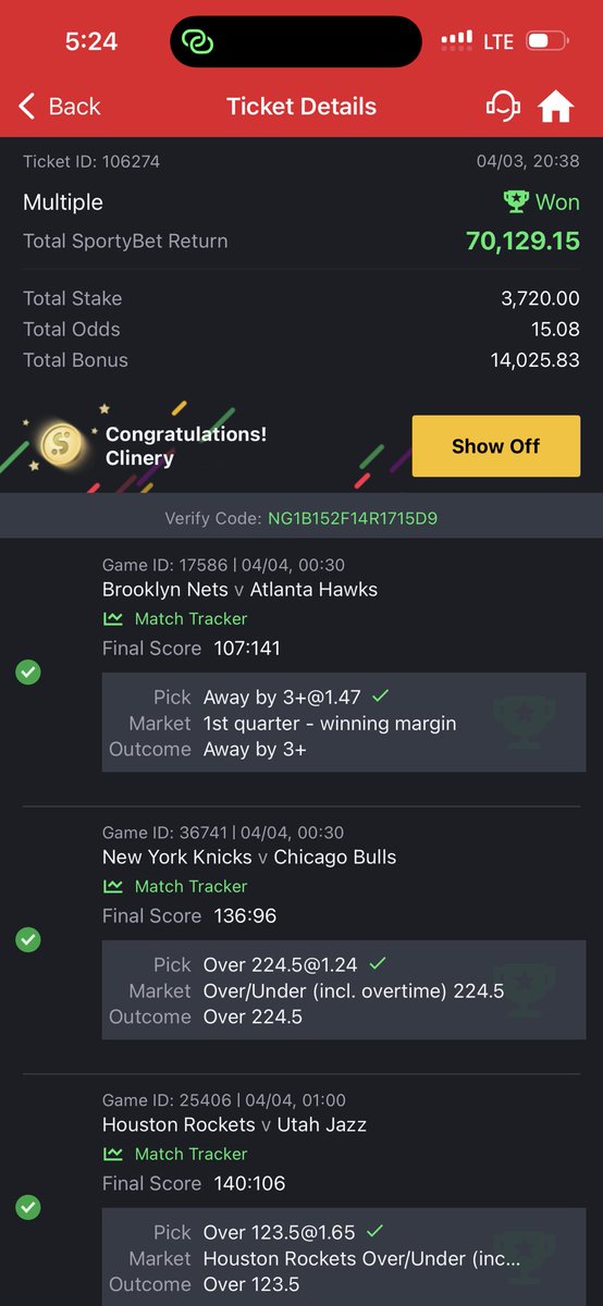 Max_aduloju's tweet photo. I literally played virtual 2 odds with 5k oo I was already broke likeeee 
Then 1 game dey spoil am and I cashout 3720 naira and stake it on the game ( 2 games was suspended earlier but I just removed it and stake) 

Booomluck thank you oooooooooooo 
70k go carry me this new week 
@Boomluck1zz