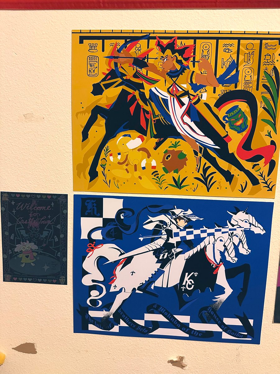 I GOT THESE YUGIOH PRINTS BY <a href="/ajihaew/">a jihae w @ sakuracon 2137</a> AND GOD IM SO IN LOVE WITH THEM!!!!!!! (bonus @/torakhrow for the ralsei print i got from the stamp rally)