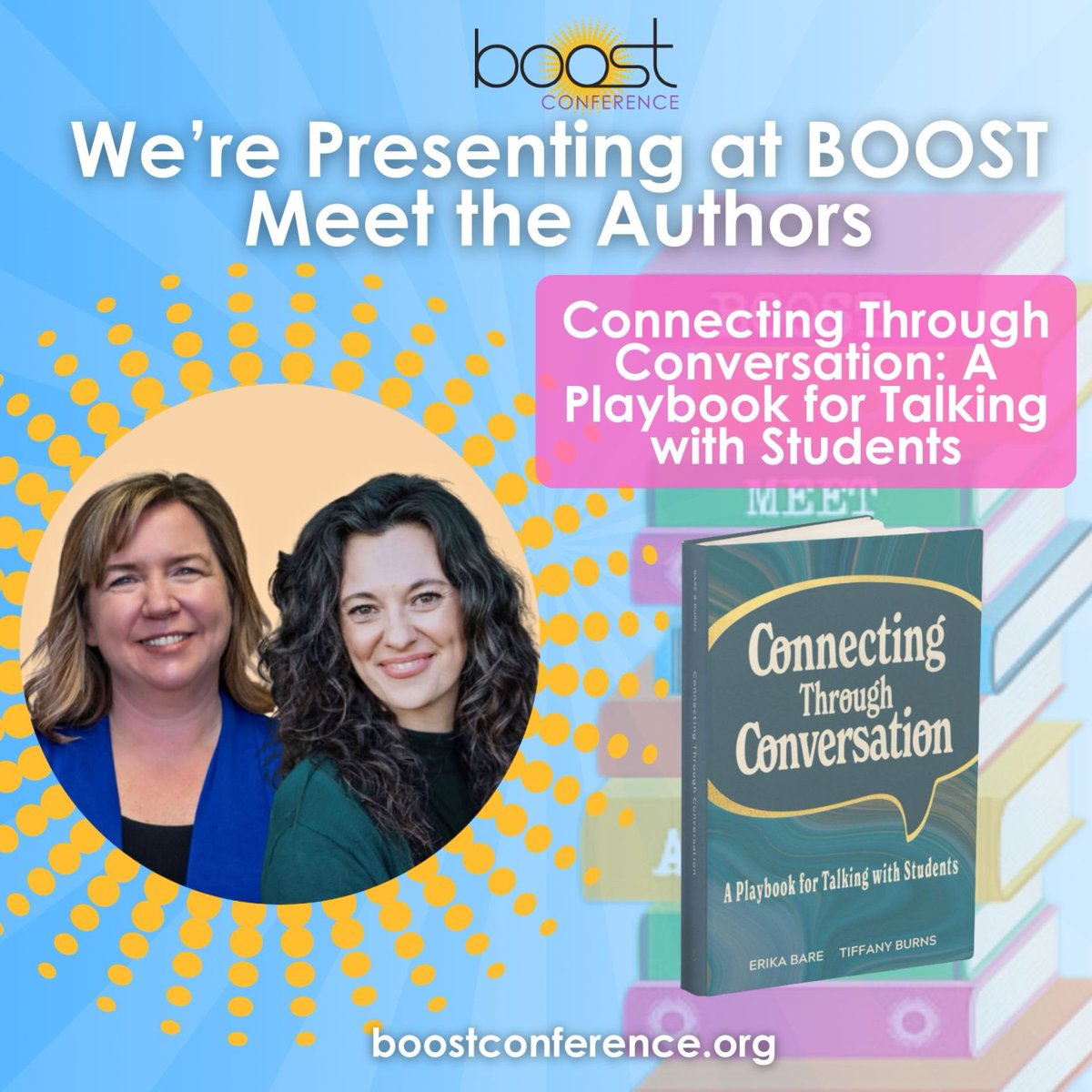 CTCPlaybook's tweet photo. Can’t wait for BOOST in Palm Springs April 28 - May 1! 

We’ll be at Meet the Authors and in a few sessions throughout the conference.

Come find us. We would love to meet you!

@TEAMBOOST https://t.co/kzzk9tR6pB