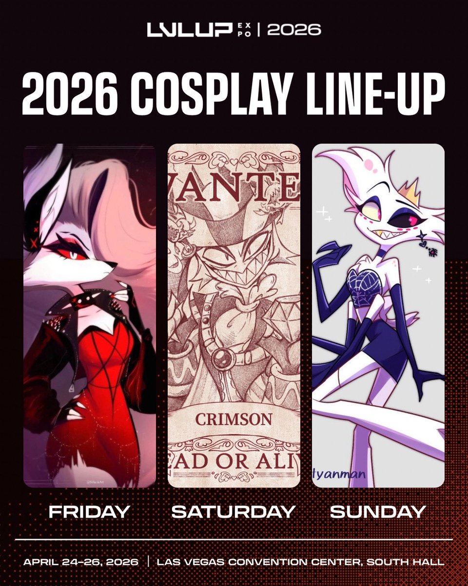 Witchsyi's tweet photo. Here’s my cosplay lineup for this year’s @LVLUPEXPO! Thank you @xxrubyros3xx for helping me putting this together ✨
Let’s hope I can finish everything in time! I’ll work hard and have faith 😂 I’m so excited for this 💖✨
#cosplaylineup #lvlupexpo #hellaversecosplay https://t.co/G3hFGzEE9D