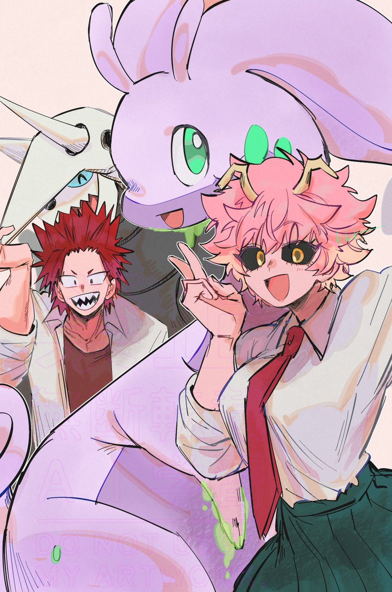 ツノ一緒コンビのてもちを考えるなどしていた ちゃんと角もある