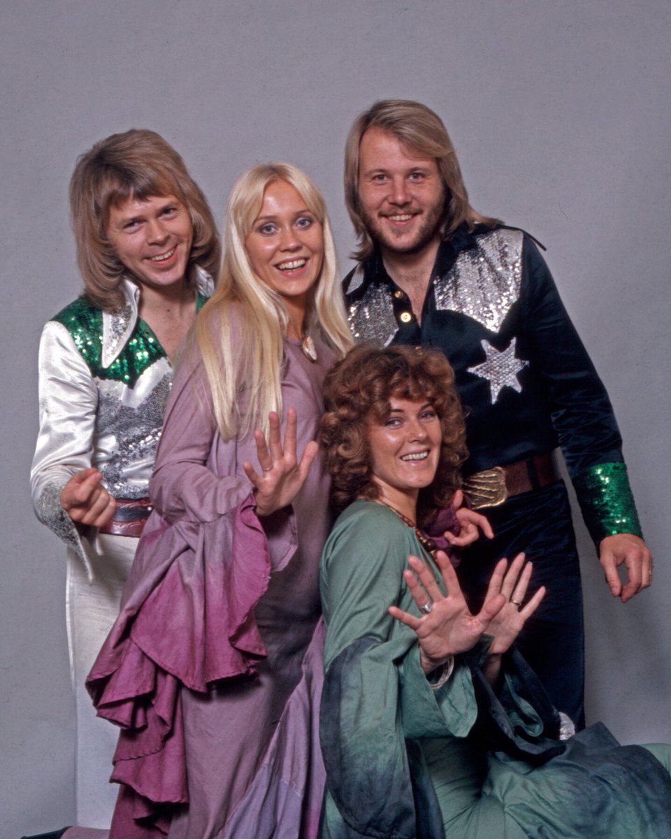 LivingBrokeSuck's tweet photo. ABBA is one of the most successful and beloved pop groups in music history,