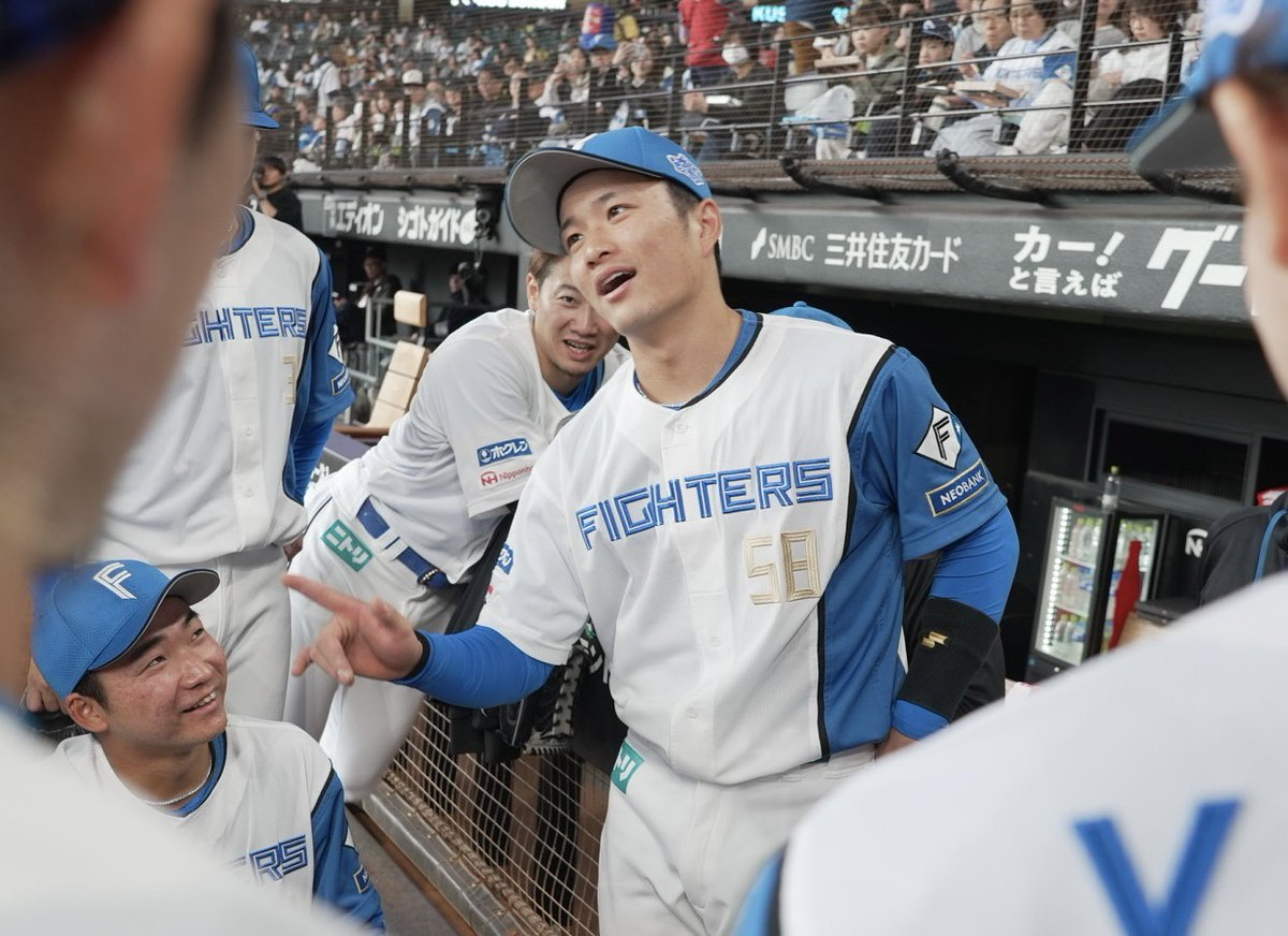 本日の声出しも奈良間大己選手です。 「きょうも勝ちましょう