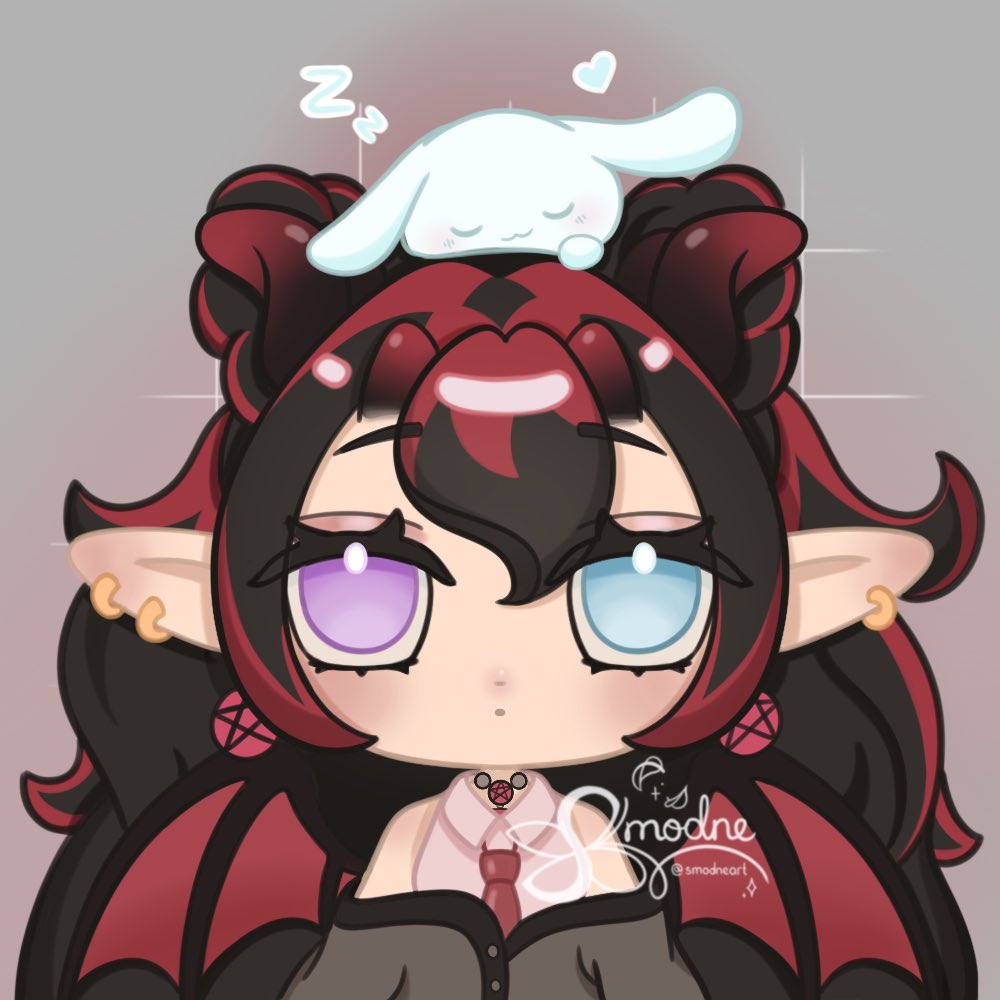 smodneart's tweet image. Recent sanrio chibi icon comms🌟

#VGenComm #commsopen #cinnamoroll #kuromi