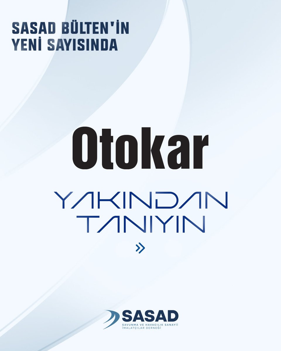 Savunma ve Havacılık Sanayii İmalatçılar Derneği tweet media