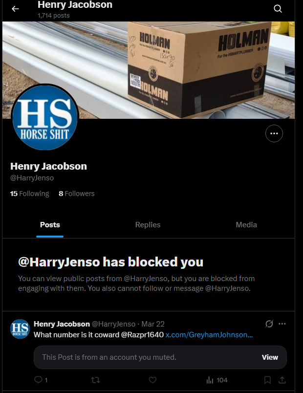 Razor1640's tweet image. @harryjenso hiding the #provencoward 

#whatalife 
@liamRockstat 
@GreyhamJohnson 
@JJunioring 
@Predatorhunta6 
@indyjonno17 

#mrmultipleaccounts #kevvystillwaiting