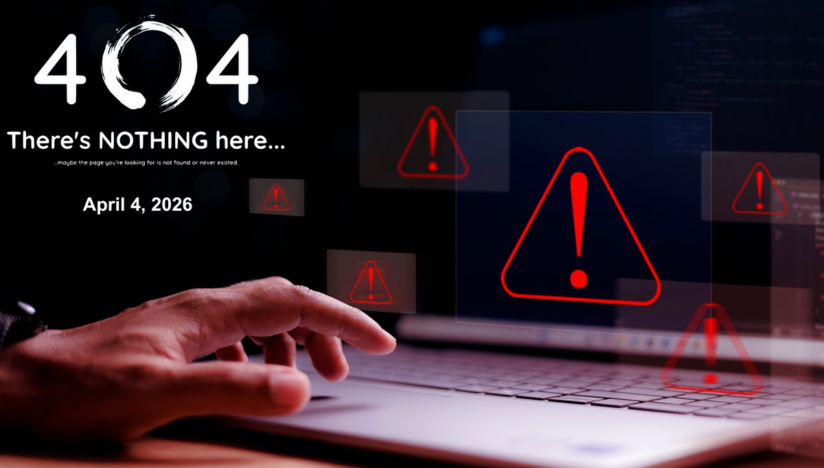 We celebrate one of the more famous errors on the internet. Just like that missing page, sometimes the best discoveries happen when we take a wrong turn. Here's to all the unexpected detours that led us somewhere better. 

#404Day #ErrorPage #TechHumor