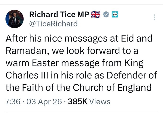 If you want to hear an Easter message, try going to a church for once.