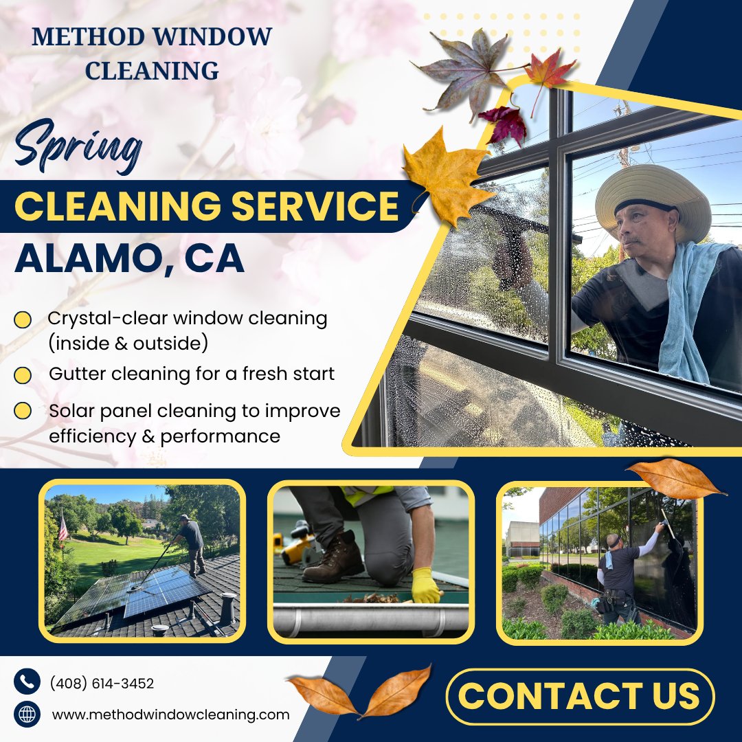 methodwindowcl's tweet photo. 🏠💎 #SpringCleaning is about more than just tidying up—it’s about maintaining the value and beauty of your property. Method @WindowCleaning provides #Alamo homeowners with a premium, streak-free experience using professional-grade equipment and eco-friendly methods.

#Cleaning https://t.co/DQAibRxcjJ