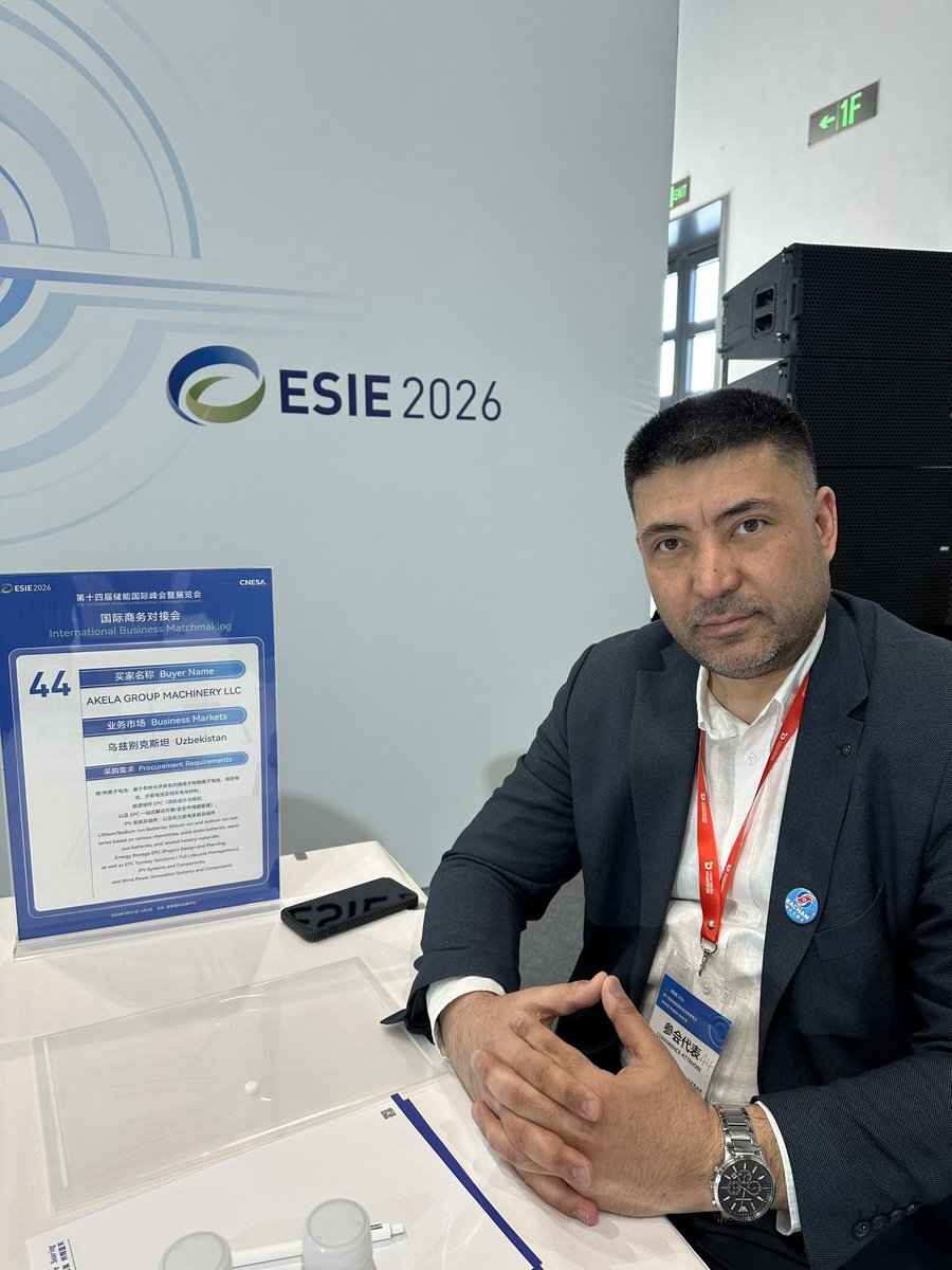 kadirovakbar's tweet photo. #ESIE2026🇨🇳 #ENERGY💡 #PROJECTWORK⚙️ #SUCCESS🚀 #AKELAGROUP🏭 https://t.co/VQtLL0u0th