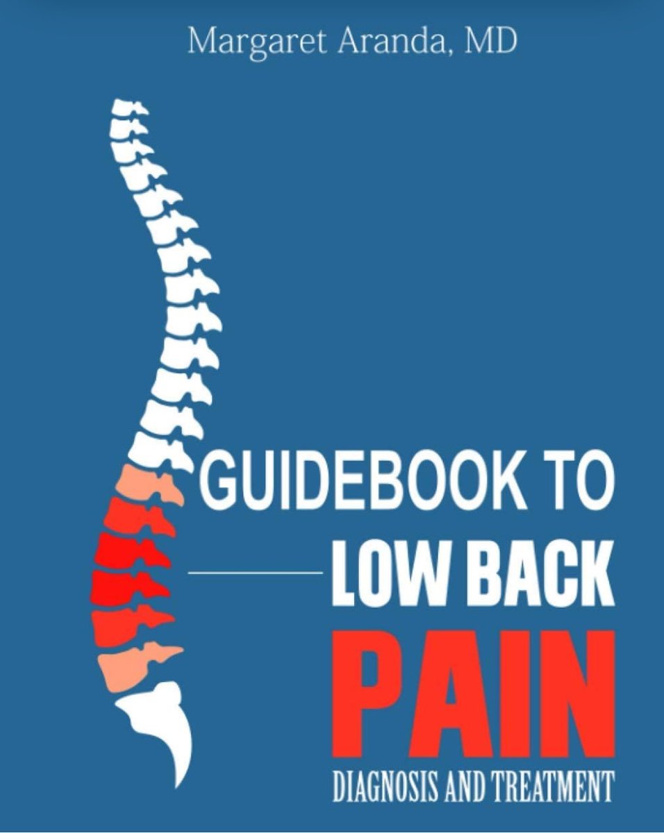 LetDoctorsBeMDs's tweet image. If you have back or neck pain 24/7, this book is for you. 
GUIDEBOOK TO LOW BACK PAIN: 
Diagnosis and Treatment by Dr Margaret Aranda @LetDoctorsBeMDs @DrMargaretShow 

#LowBackPain #backpain #EDS #Pain 
amazon.com/Guidebook-Low-…
