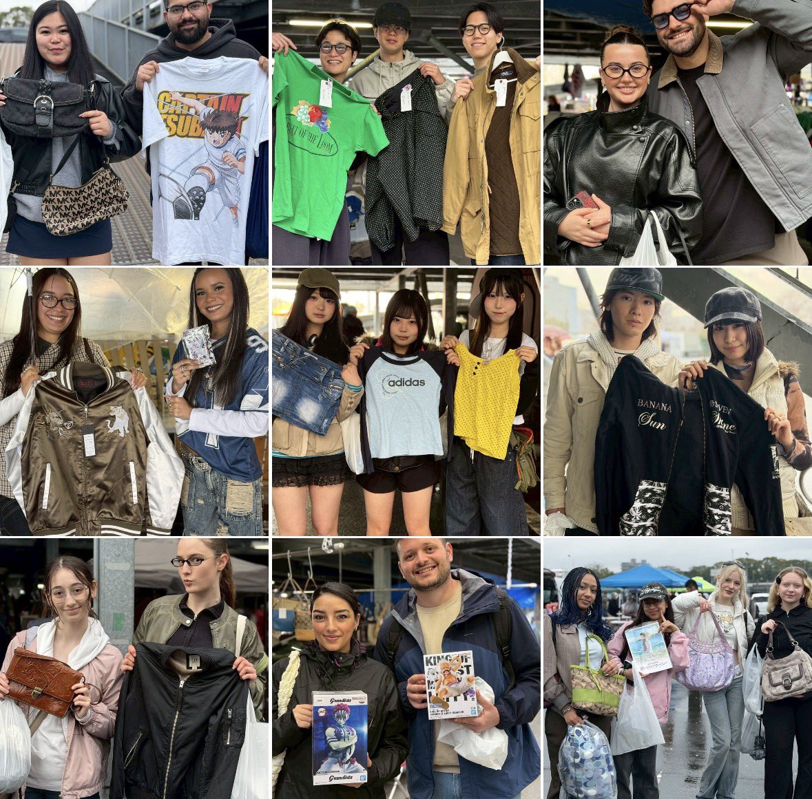 tokyo_recycle's tweet image. 2026.4/4(sat)
大井競馬場フリーマーケット
東京最大のBIGフリマ🎪👑

雨の中の開催となりました…😓悪天候の中、ご出店ご来場頂き誠にありがとうございます！感謝感謝🙏🥹

▶︎約370店
▶︎9:00-14:30
▷next...4/5(sun)

#大井競馬場フリーマーケット
#tokyocityfleamarket
#古着
#雨の土曜日