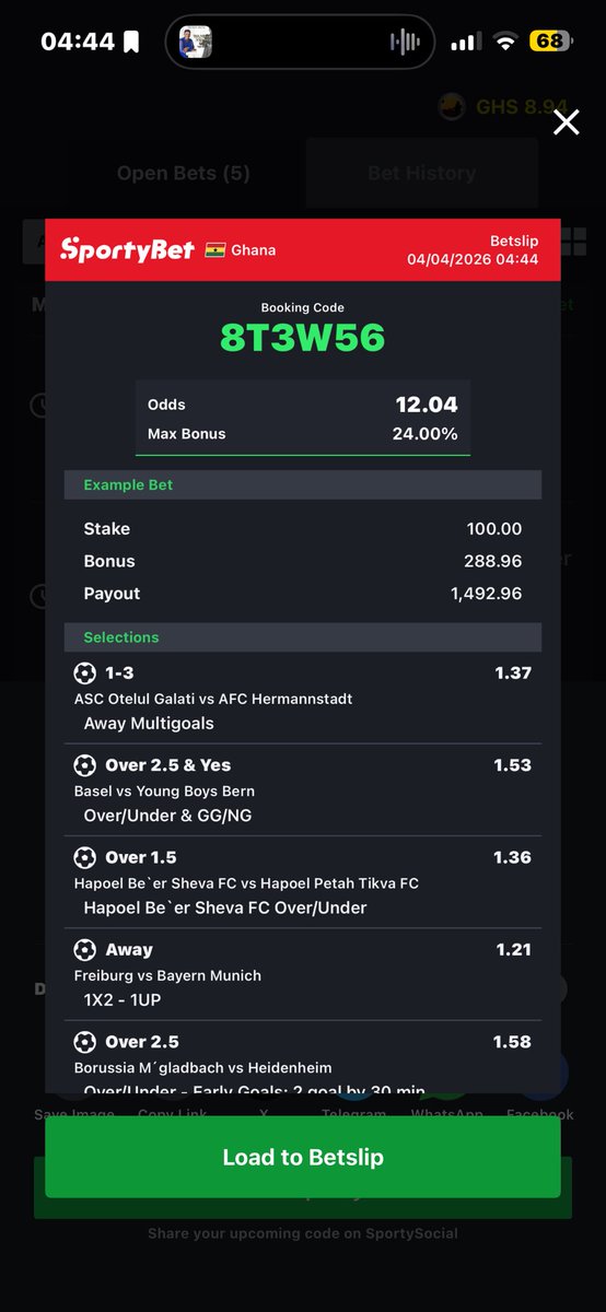 CITYBWOYoo7's tweet image. This isn’t luck, it’s calculation.🧾🎯
Follow the process and stay patient .The results will speak. 💰💯🚀
 
💥3 SLIPS TODAY 💥
#follow4more #BettingCommunity #sportsbettingtwitter #FYP