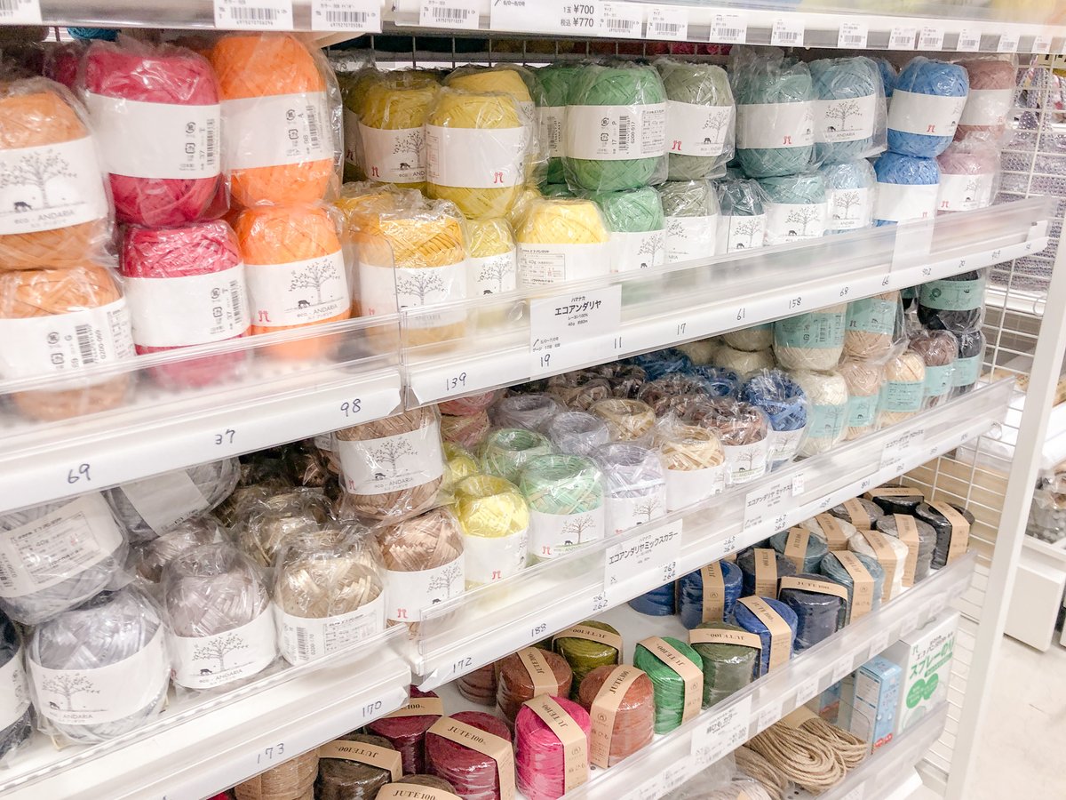 新宿オカダヤ本店6F 春夏手編み糸続々入荷✨ ＼ 各メーカーの新作