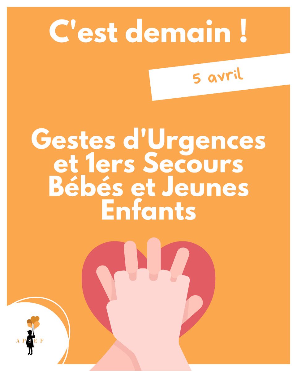 L'Atelier #1ersSecours et #GestesdUrgences #Bébés et Jeunes #Enfants c'est demain
Étouffements, brûlures, saignements, arrêt cardio-respiratoire... connaissez-vous les gestes qui sauvent en attendant l'arrivée des secours ? 🚑️
apsef.fr/sante-bien-etr…
#parentalité