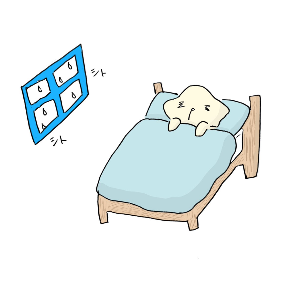 hogishimu_'s tweet photo. 雨の日のあさ

#イラスト #ゆるいイラスト #イラストグラム #일라스트 https://t.co/zNoAbRR7Na