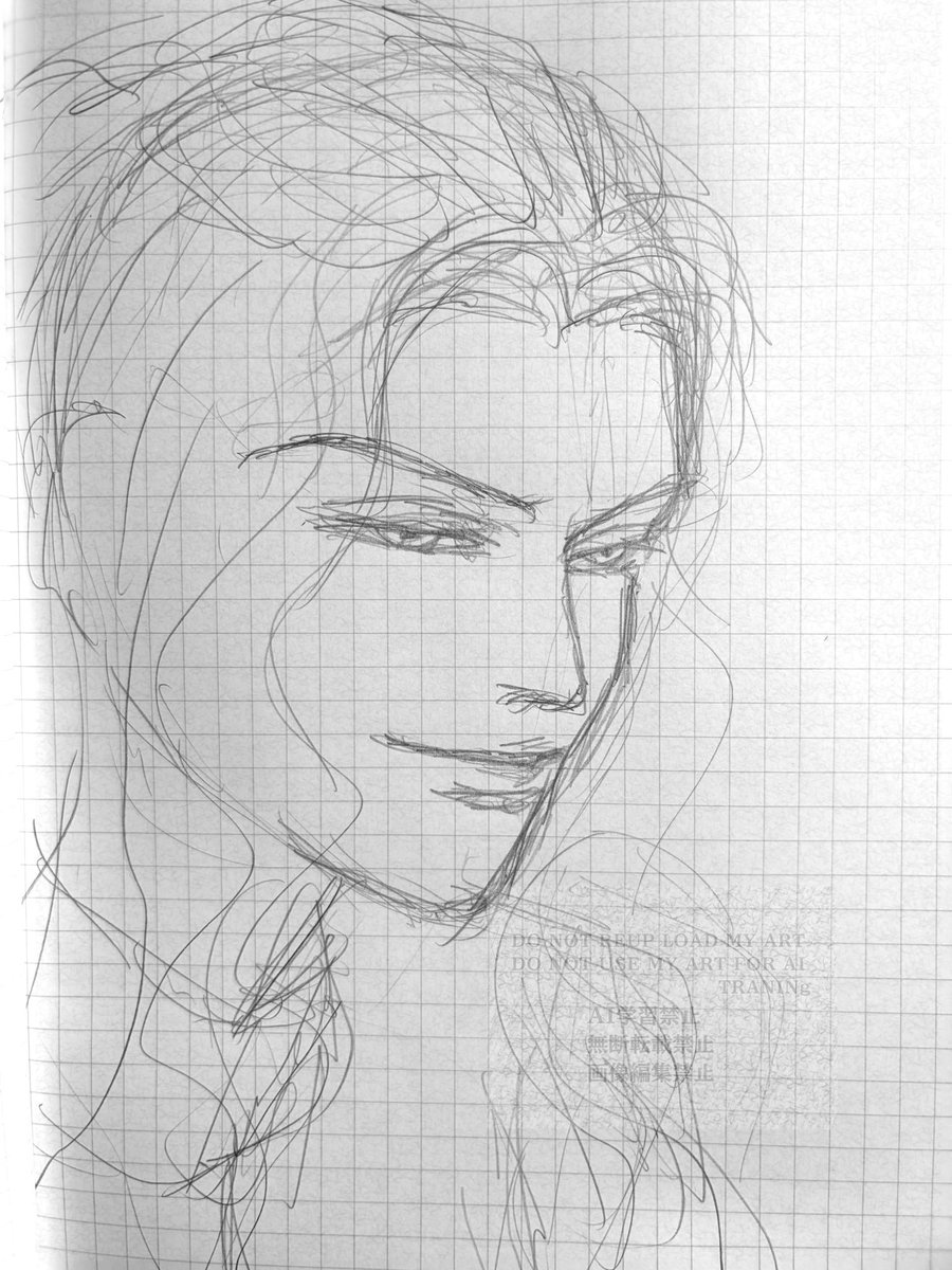 車の中で待機中なので次のページの構図を考えてラフを描いてるけど描きにくい
下手なのは私の腕のせいじゃない。車の中という描きにくい場所だから 