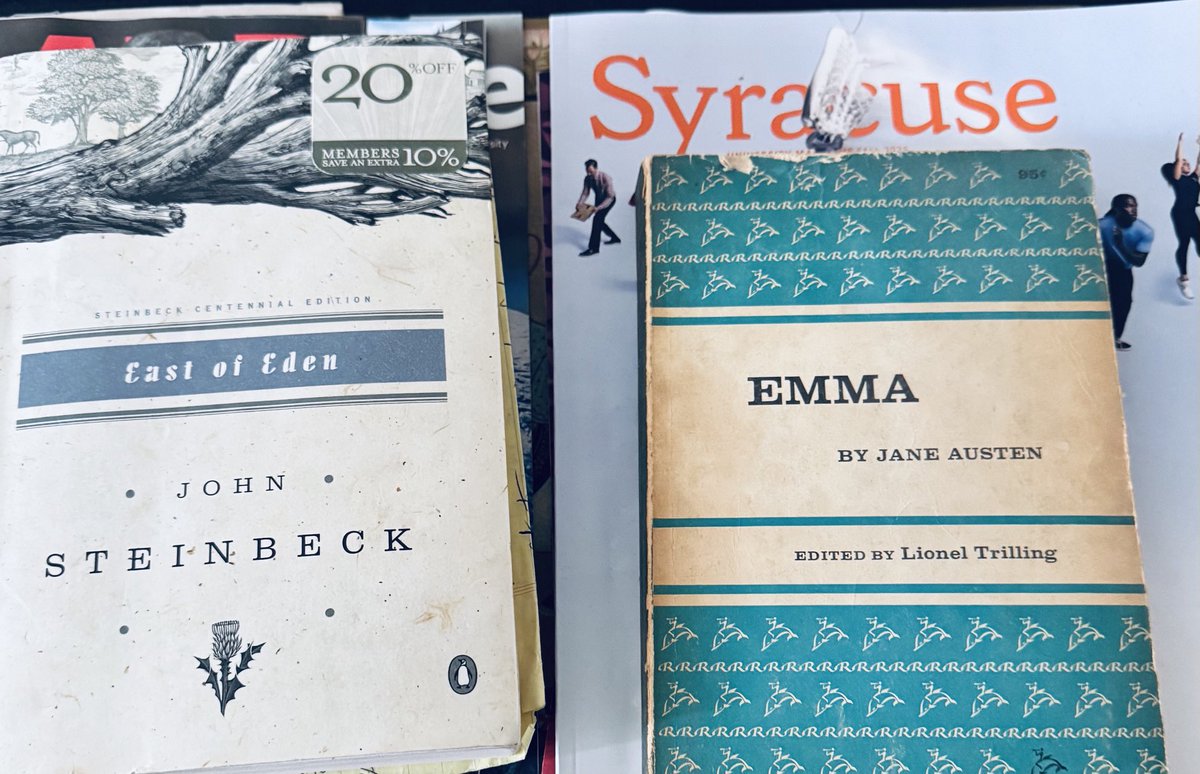 VernaPolitics's tweet image. This #Saturday / Easter weekend also good to revisit 
Read again old novels ⁦@BookTasters⁩ …&amp;amp; magazines 
As rain ☔️ is also in the forecast.✅
Of course sipping on a cup of tea with

#Steinbeck /
#Austen.. I consider a special treat!
Catch u soon!