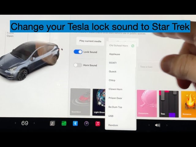 Tesla isn’t just about Autopilot or speed — did you know you can customize the lock/unlock sounds with your own music or memes?