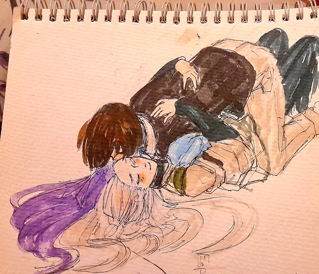 pukber_ev70's tweet photo. Dibujitos en tradicional (^o^) #sigzai #sigmabsd #dazaibsd #bsd https://t.co/R6XUOjVrrD