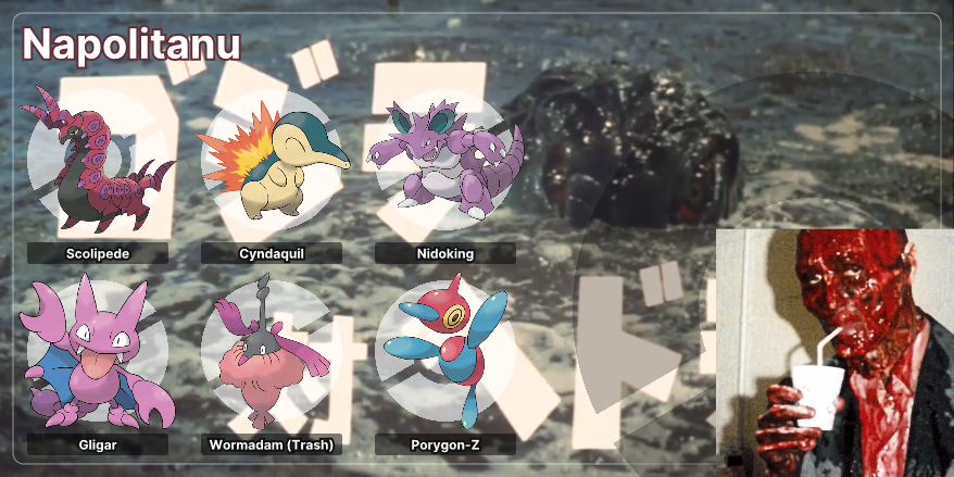 Cyndaquil feladaputa olhando pro lado errado