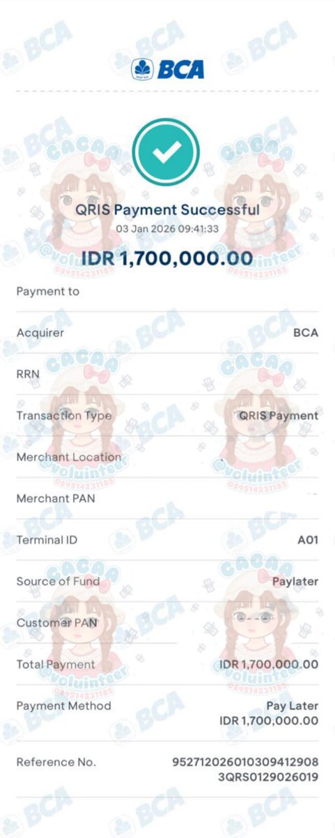 caacwu's tweet photo. ꒰  ₊  👒  ᮫ 𓏳݂ ݊  testimoni gestun 💰💸

╭── ⊹ ꒰ RP. 1.700.000
╭── ⊹ ꒰ RP. 1.500.000
╭── ⊹ ꒰ RP. 9.800.000
╭── ⊹ ꒰ RP. 5.000.000

𓏲 ࣪˖ 💌 ˖ WA : https://t.co/ov631j9flR
𓏲 ࣪˖ 💌 ˖ TESTI : https://t.co/r9BQ3MttUa

tag. spaylater kredivo gopaylater atome indodana tikom traveloka akulaku jenius paylater 

— #zonauang 🔮
