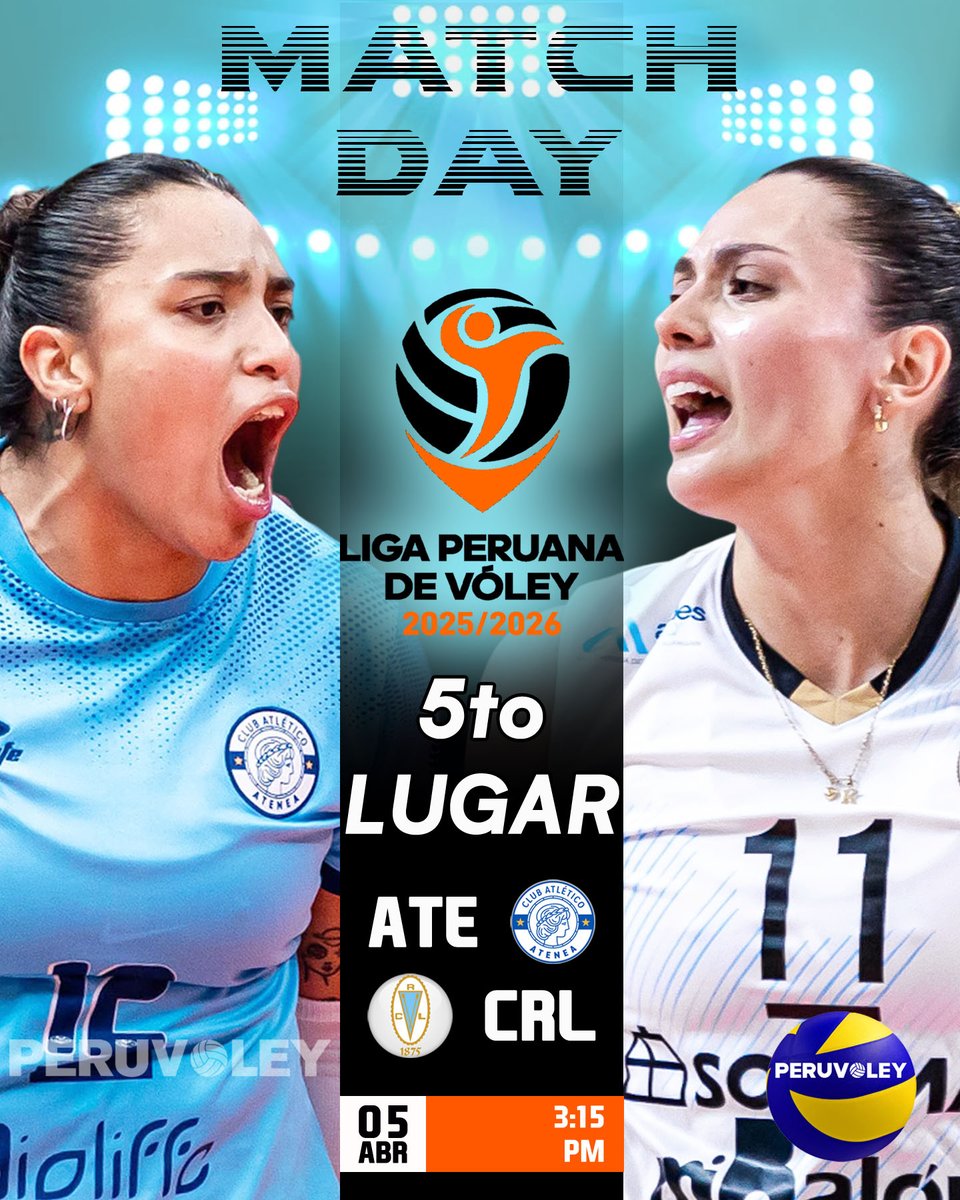 peruvoley_pe's tweet image. 🔥 𝗗𝗜́𝗔 𝗗𝗘 𝗣𝗔𝗥𝗧𝗜𝗗𝗢 🔥
🎖️ 5to LUGAR
ATENEA 🆚 REGATAS
¿A QUIÉN LE VAS?💪🏐
¡DÉJANOS TU PRONÓSTICO!👇
📅 05 DE ABRIL | 🕔 3:15 PM
🏟️ POLIDEPORTIVO LUCHA FUENTES
📺 EN VIVO POR LATINA TV APP y WEB
#LPV #LigaPeruanaDeVóley