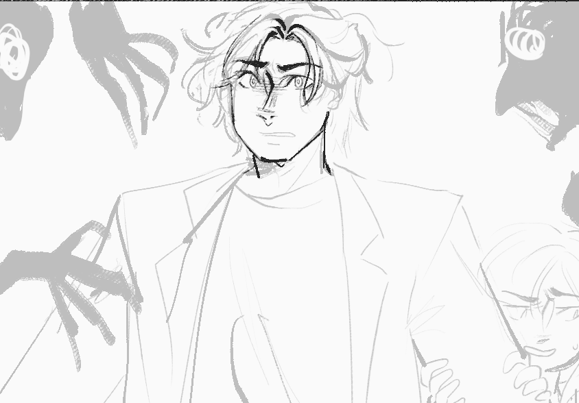 #WIP poor Jing Ran is looking stressed right now asdasd