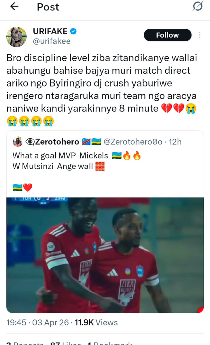 Byiringiro League wa Police FC amaze iminsi afunzwe. Ubwo FIFA Series ...