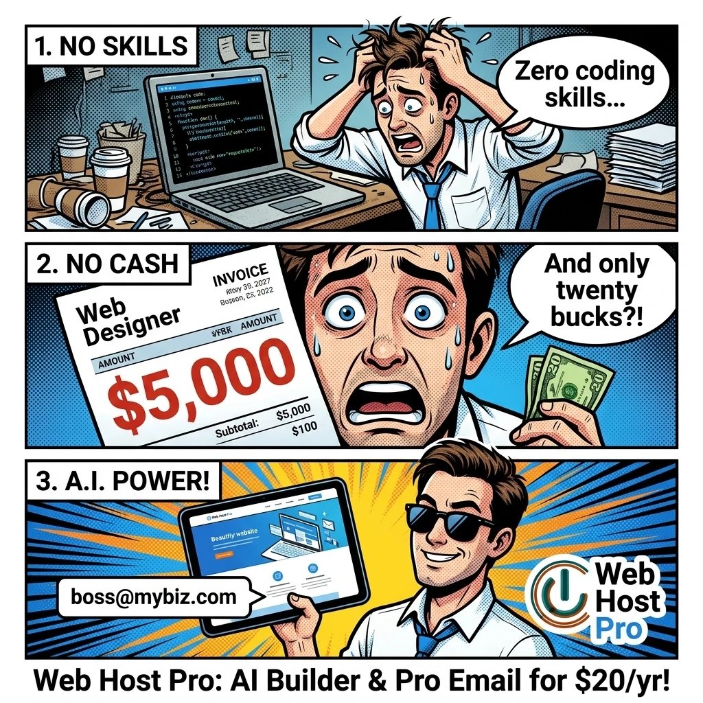 webhostpros's tweet image. No coding skills. No budget. Still launching a professional website and email.

That’s the power of smart hosting.

Get your site and business email live fast with AI tools built in
webhostpro.com

#WebHosting #SmallBusiness #AIWebsite #StartupLife #Entrepreneur