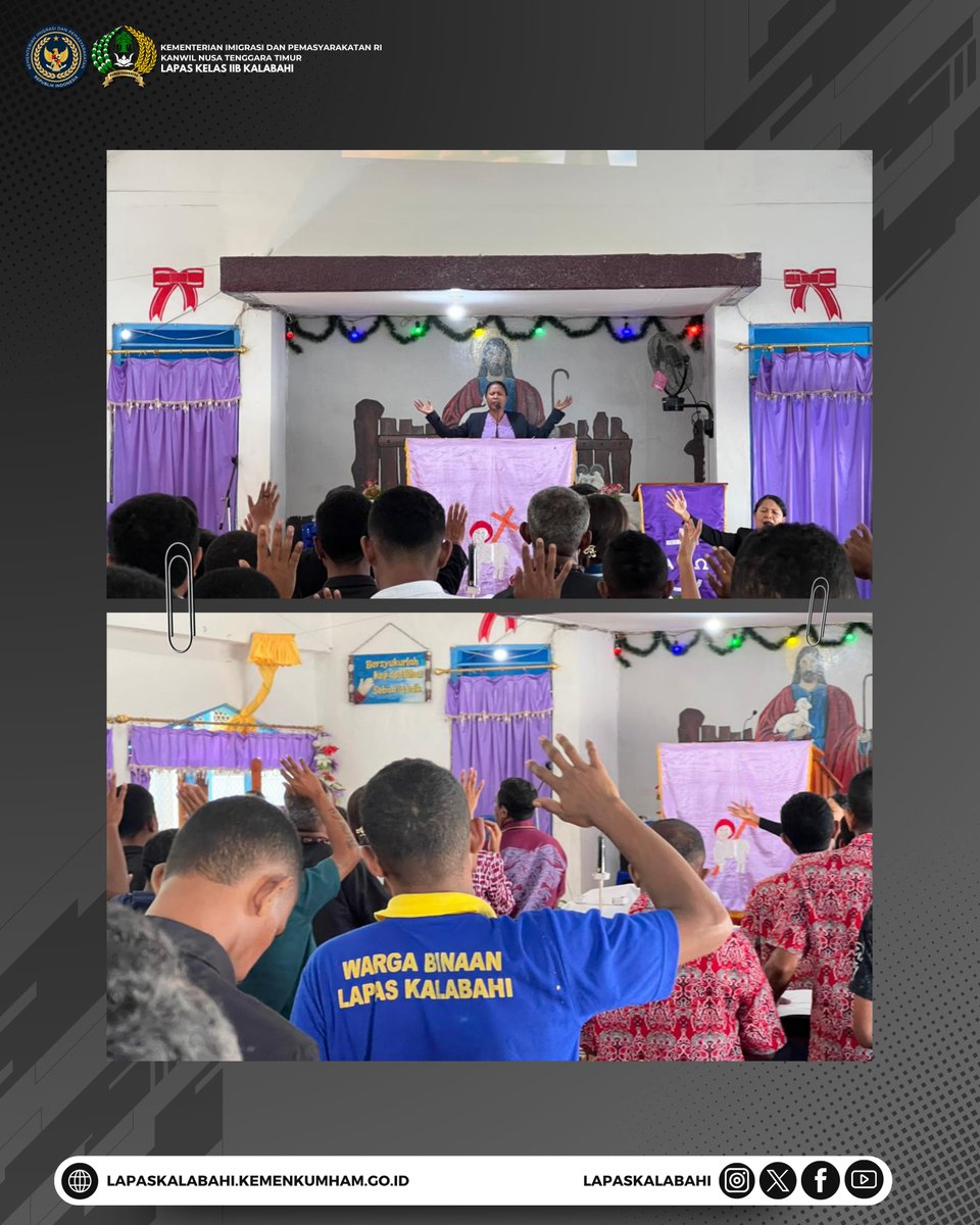 LapasKalabahi's tweet image. Sinergi Kemanusiaan: GBI Kalabahi Salurkan Perlengkapan Mandi bagi Warga Binaan Lapas Kalabahi

Selengkapnya: lapaskalabahi18.blogspot.com/2026/04/sinerg…

#LapasKalabahi 
#Kemenimipas 
#AlwaysTheBest
~ KanwilDitjenpasNTT