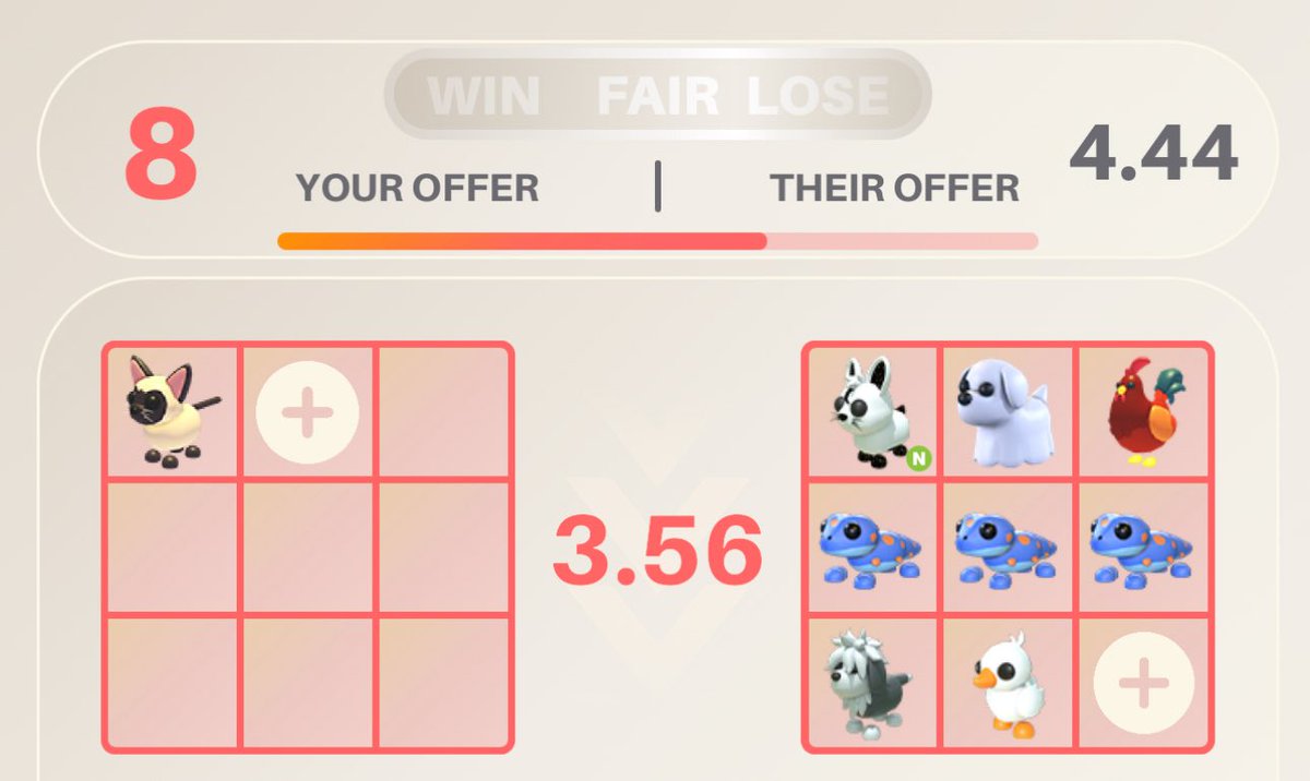 jejeie026's tweet photo. 𝙿𝚘𝚕𝚕 𝙽𝚘. 129 ♡︎
Me: SIAMESE
Them: ALL PETS ON THE RIGHT
(ง'̀-'́)ง Pᴏʟʟ Iɴ Cᴏᴍᴍᴇɴᴛ
#AMTrade #adoptmetrade #adoptmetrades #adoptmetrading #adoptmeoffer #adoptmeoffers #AMTradingTuesday https://t.co/615xeSaAKm