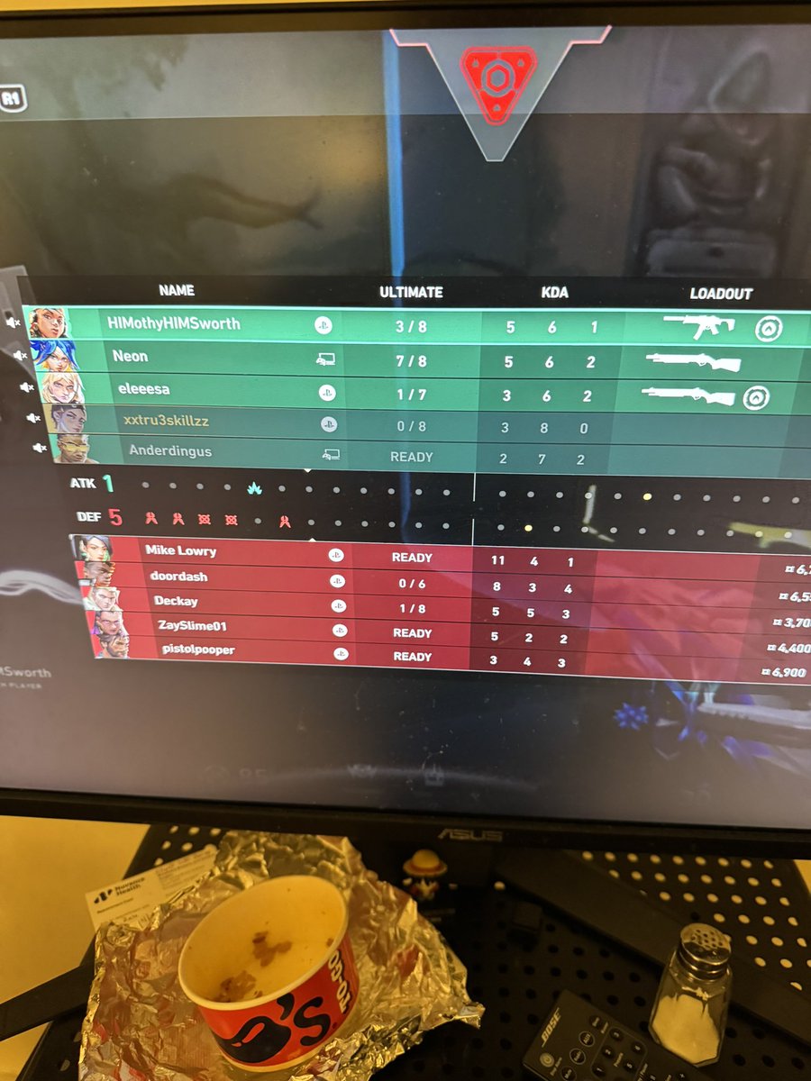 mattmorse8's tweet photo. @VALORANT u guys for real the bullshit matchmaking? Like give me a break two different matches and look at the difference. what trash developers. https://t.co/5fNhEAl7tu