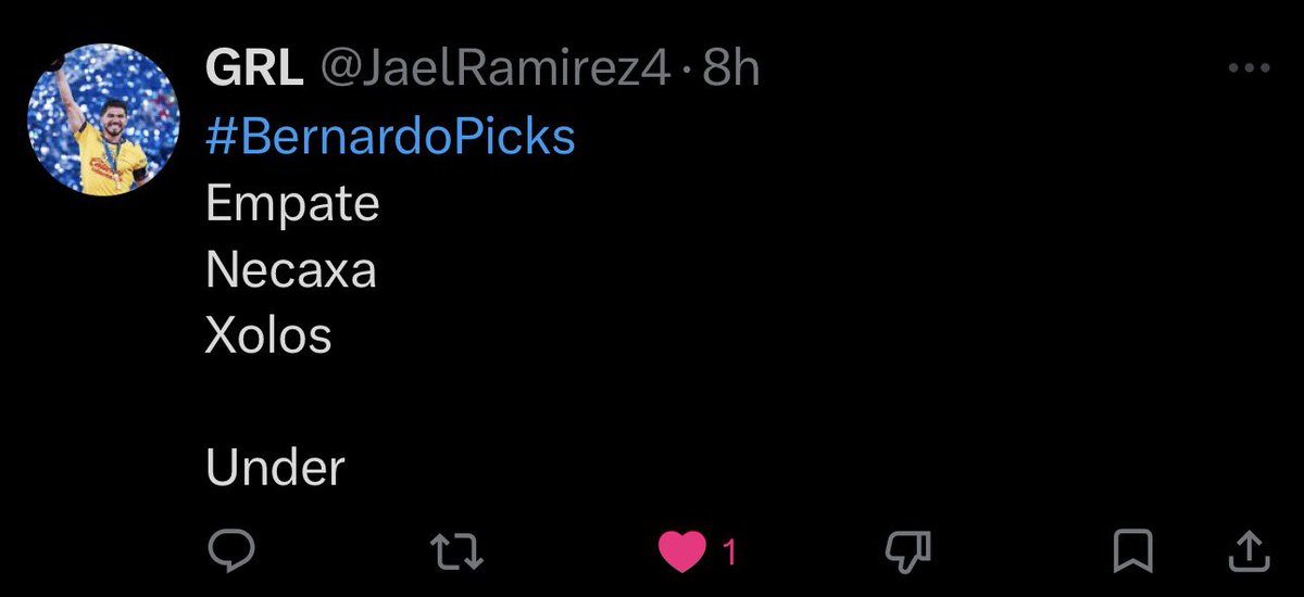 El Pick de Bernardo tweet media
