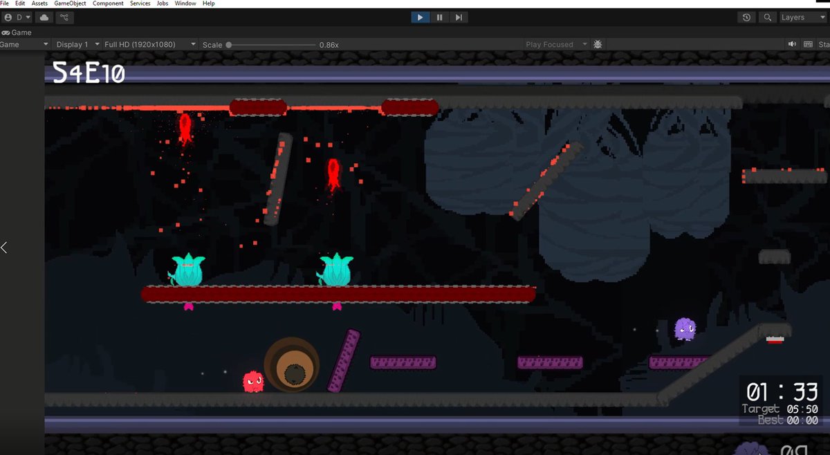 dennis_jar's tweet photo. @ScreenshotSatRT Yo. Much appreciated! We're currently working on a simple yet brutally difficult platformer for 1-4 players locally. https://t.co/o7rDf70Z0R