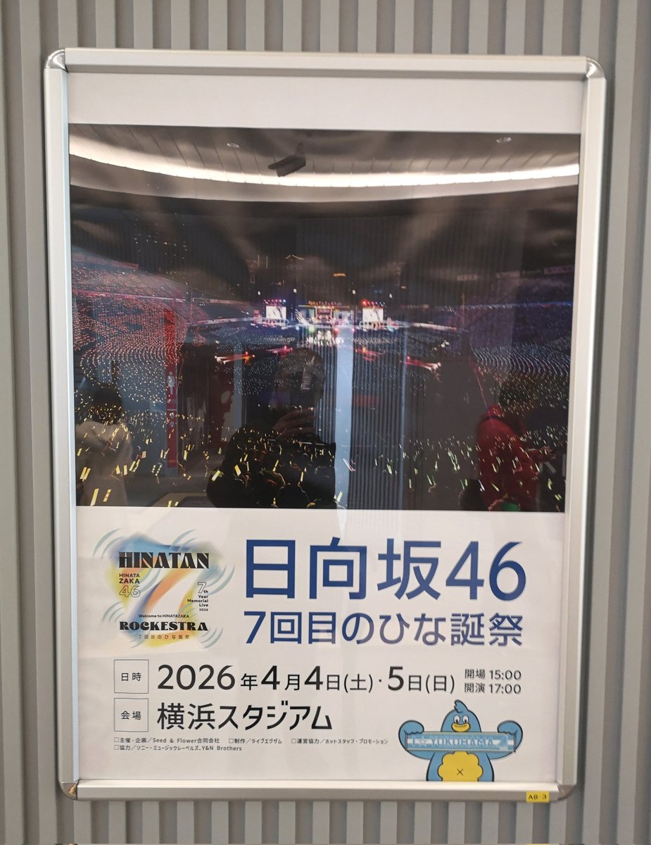 samurai_hinata's tweet photo. 関内駅着いた

#七回目のひな誕祭 
#日向坂46 https://t.co/Q3j7LVidWJ