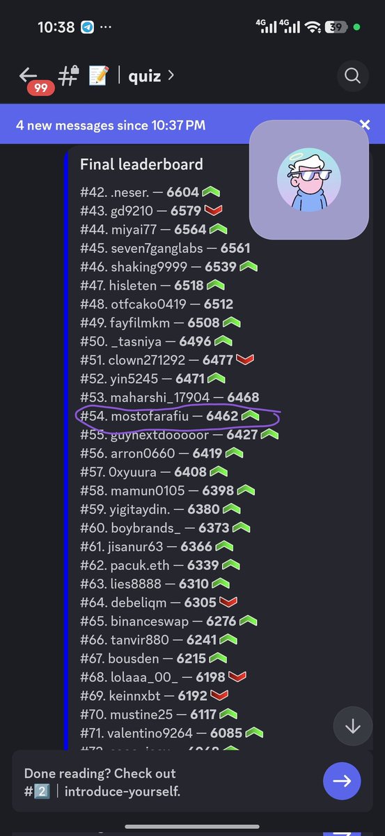 Tomorrow's quiz update is another small but important milestone for me.
<a href="/RialoHQ/">Rialo</a>
<a href="/RialoBangladesh/">Rialo Bangladesh 🇧🇩</a>
Seeing your name on the ranking list always gives a different feeling, especially when you know that it took continuous participation, learning and patience to get to this place.
