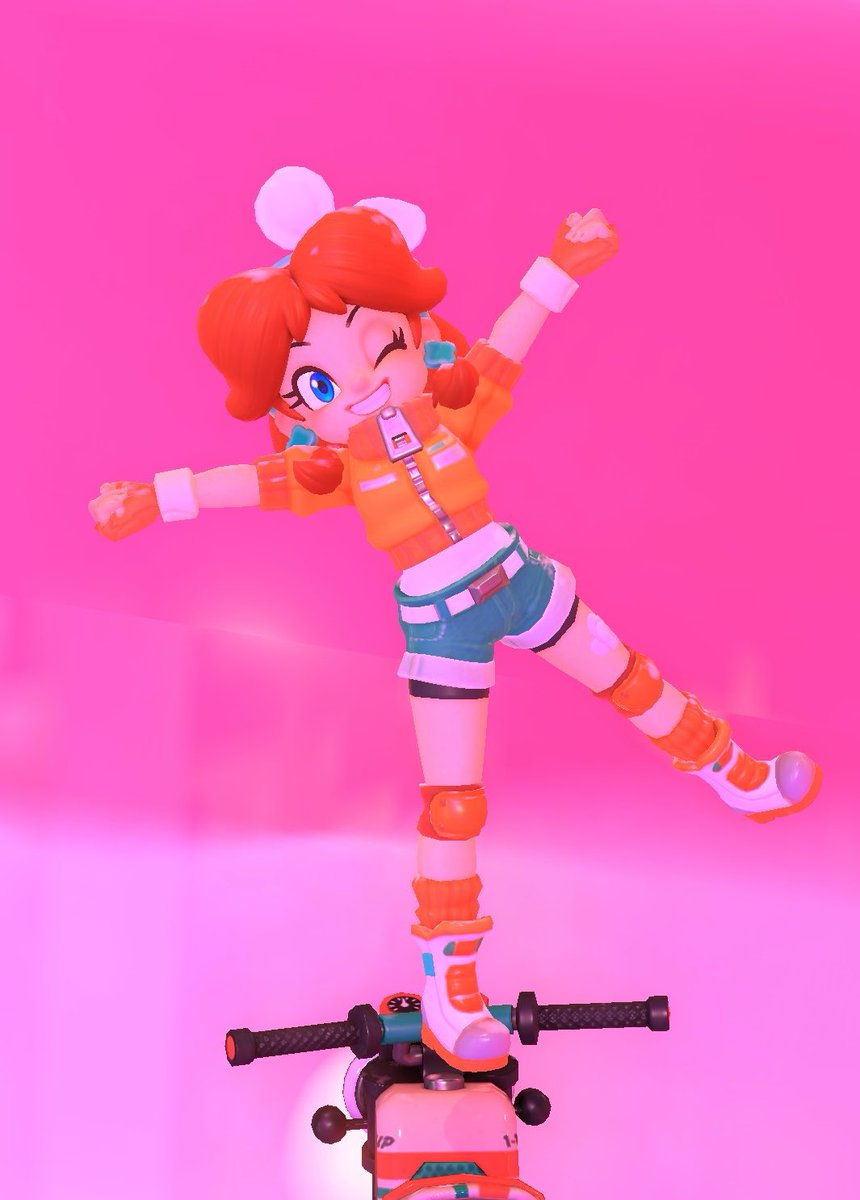 Daisy being cute as always! 😊🌼
#PrincessDaisy
 #マリオカートワールド写真部