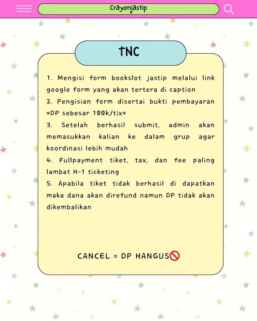 Jastip tiket konser by Crayon tweet media