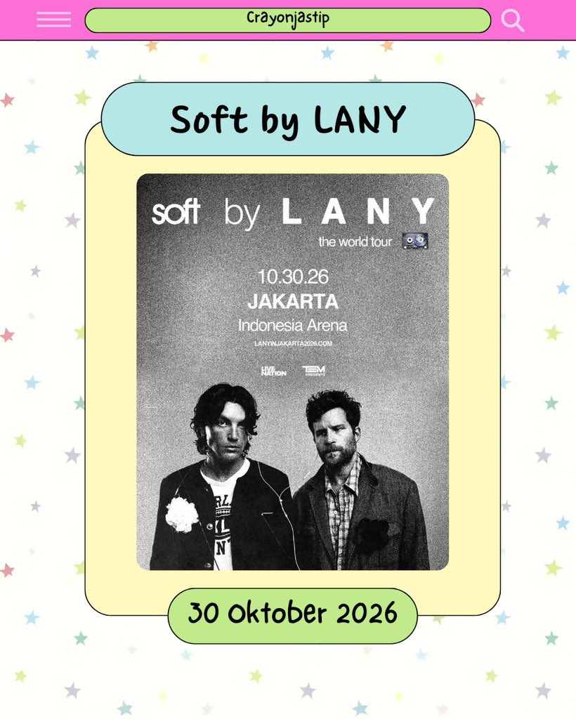 Jastip tiket konser by Crayon tweet media