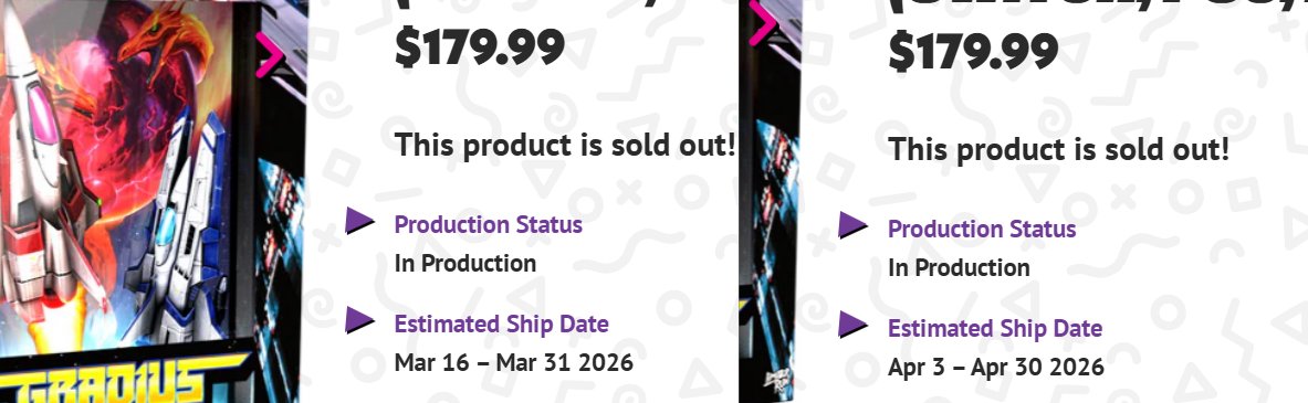 strikeharbinger's tweet photo. @joelvallie @LimitedRunGames Also got the email. I knew better but this game meant too much for me.  They keep moving the goalposts on their website so they keep the lie going as long as possible to avoid admitting delays. Sickening. Never again. I built my own cabinet for it 3 months ago anyway, go figure. https://t.co/GIGiRePAtN