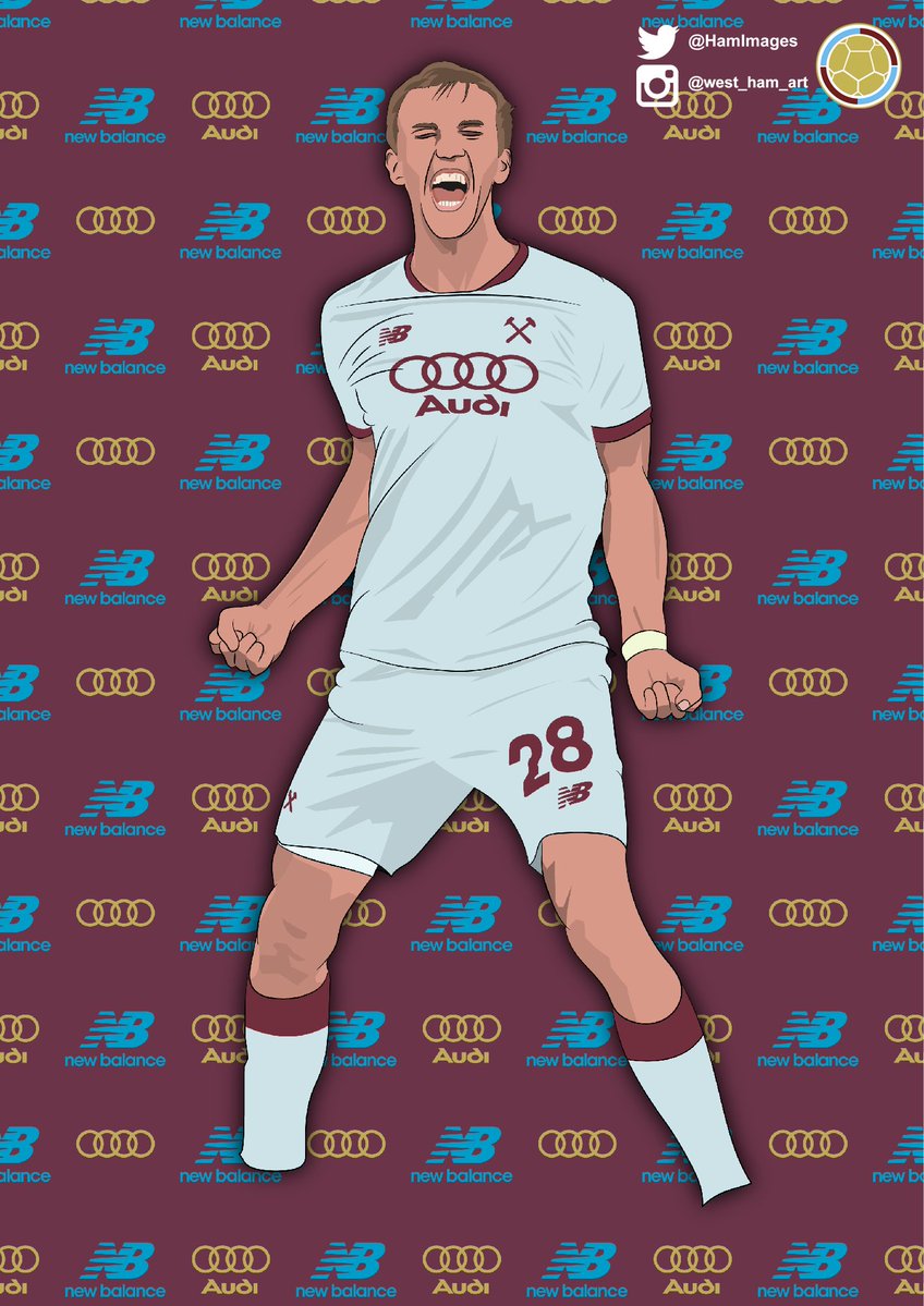 I've drawn a mock-up of a potential West Ham away kit. 

New kit manufacturer, new sponsor. 

What do you think? #COYI #WHUFC ⚒️