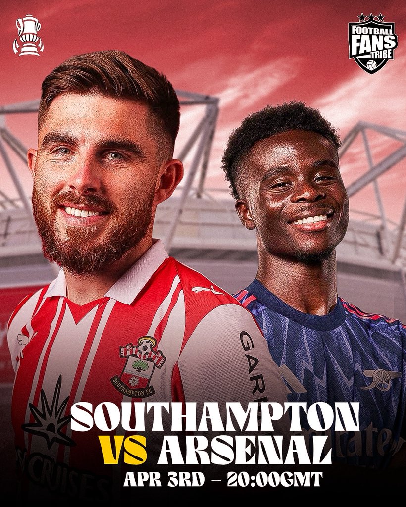 FansTribeHQ's tweet image. Here are Today’s fixture in the English FA Cup;

Manchester City VS Liverpool @ the Etihad by 12:45pm
Southampton VS Arsenal @ St Mary’s Stadium by 8:00pm
Chelsea VS Port Vale @ Stamford Bridge by 5:15pm

Who will move on to thw next stage?

#facup #ManchesterCity #Liverpool